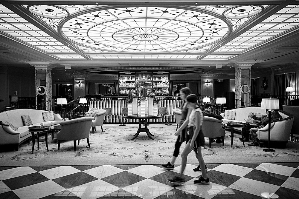 The Lobby of the InterContinental Barclay, E 48th St, NYC
